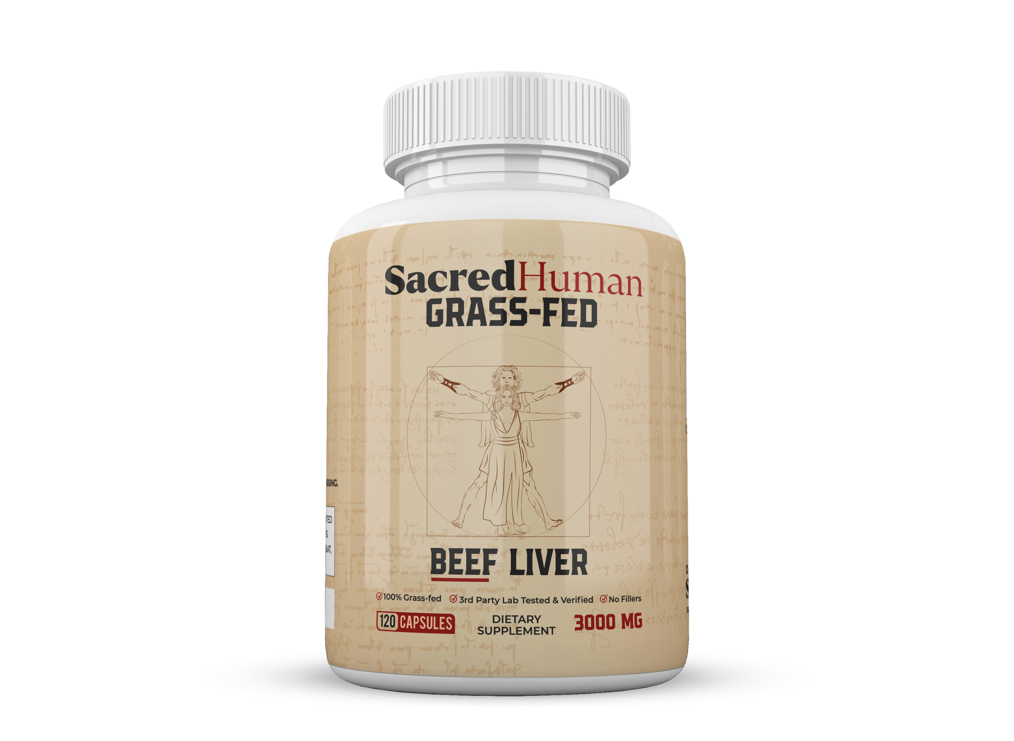 Sacredhuman Grass Fed Beef Liver