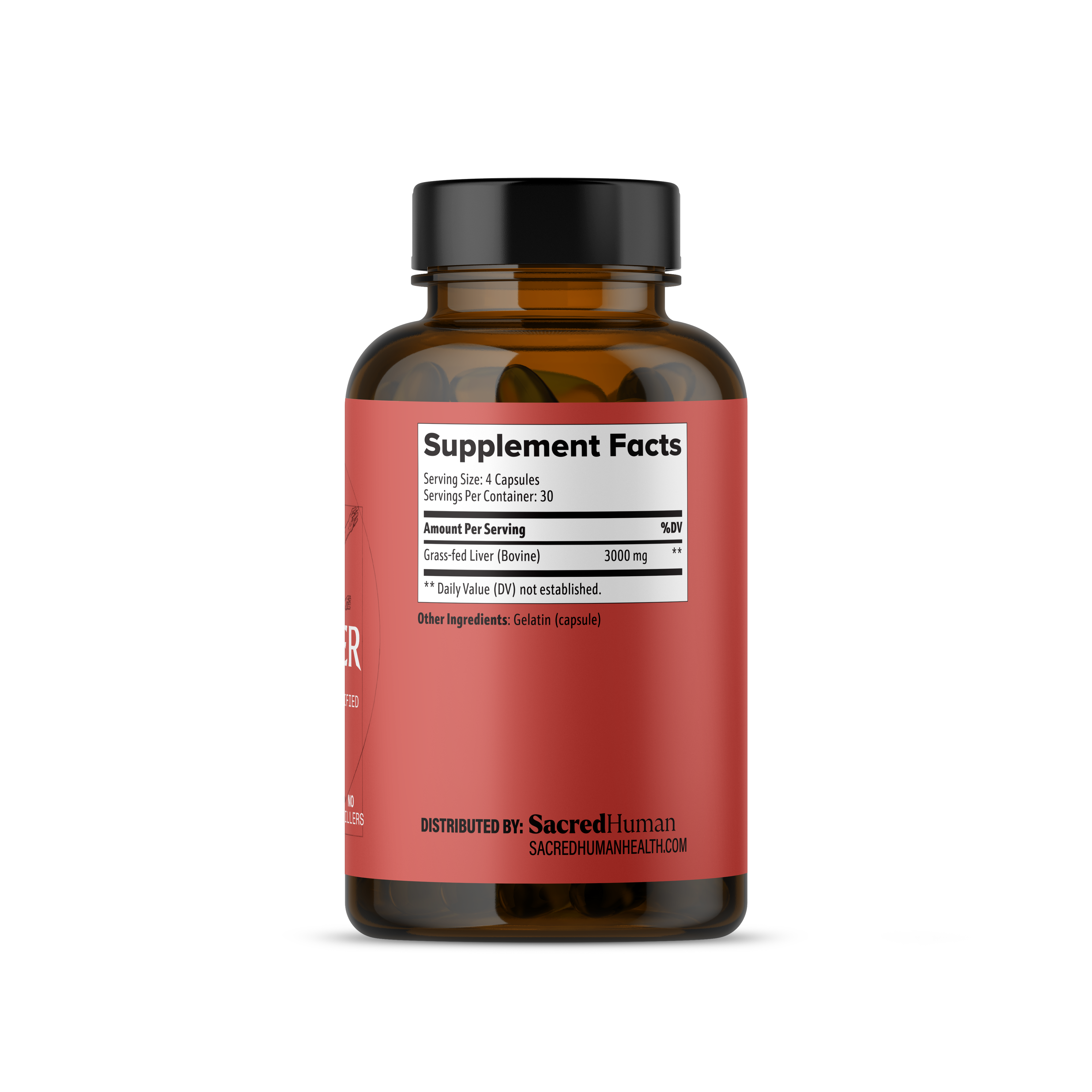 SacredHuman - Grass Fed Beef Liver
