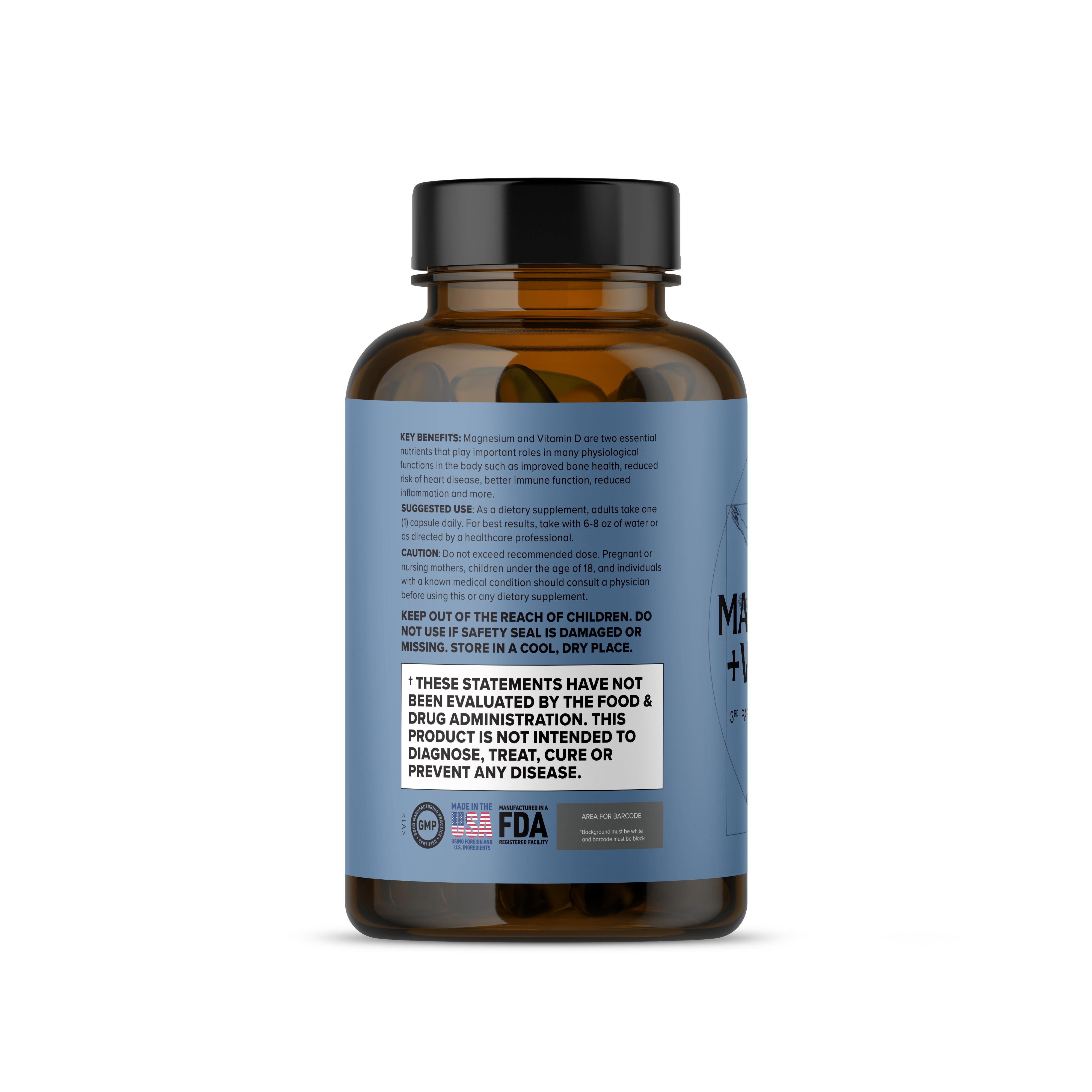 SacredHuman - Magnesium with Vitamin D