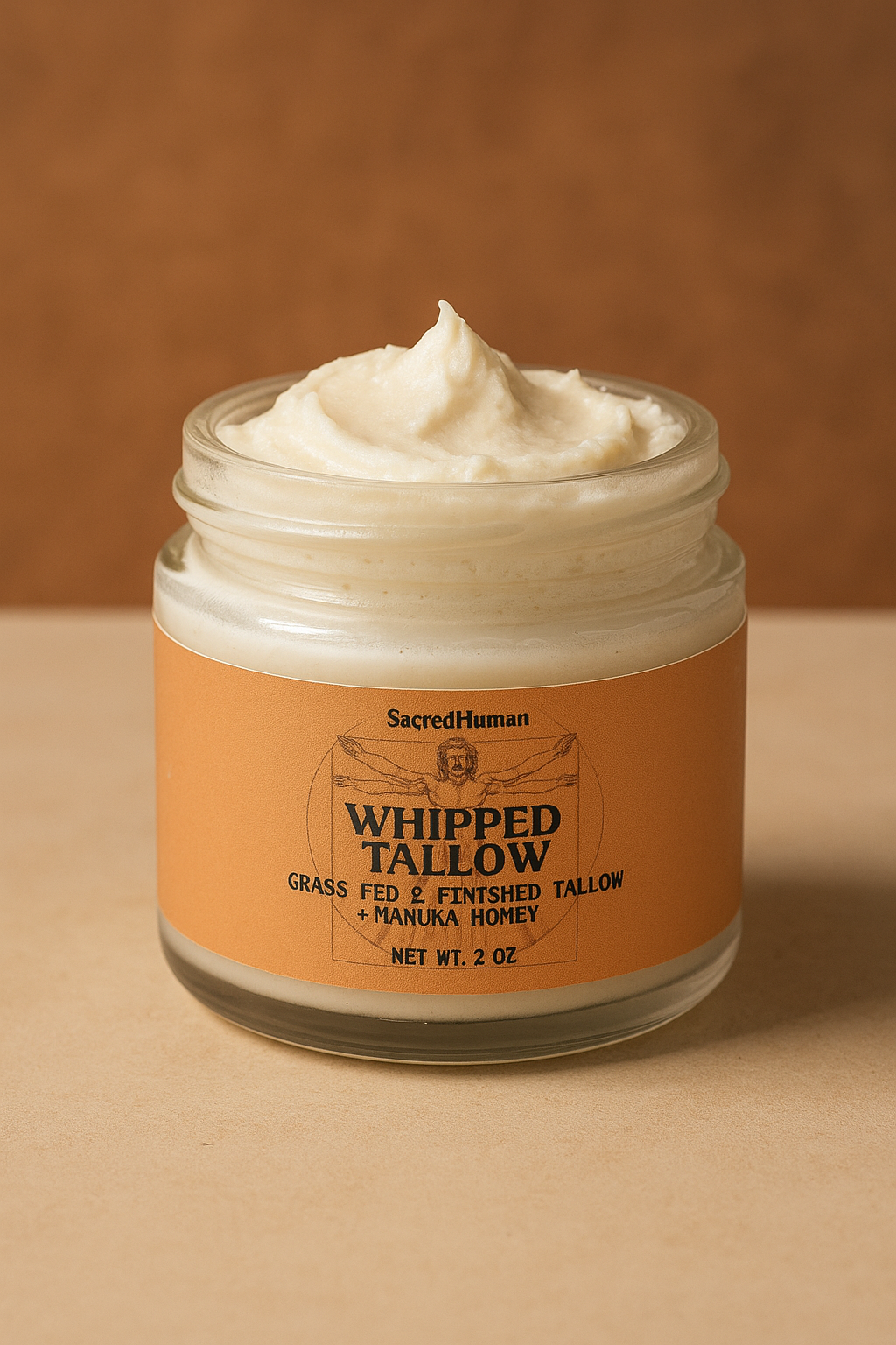 SacredHuman Whipped Tallow + Manuka Honey Moisturizer