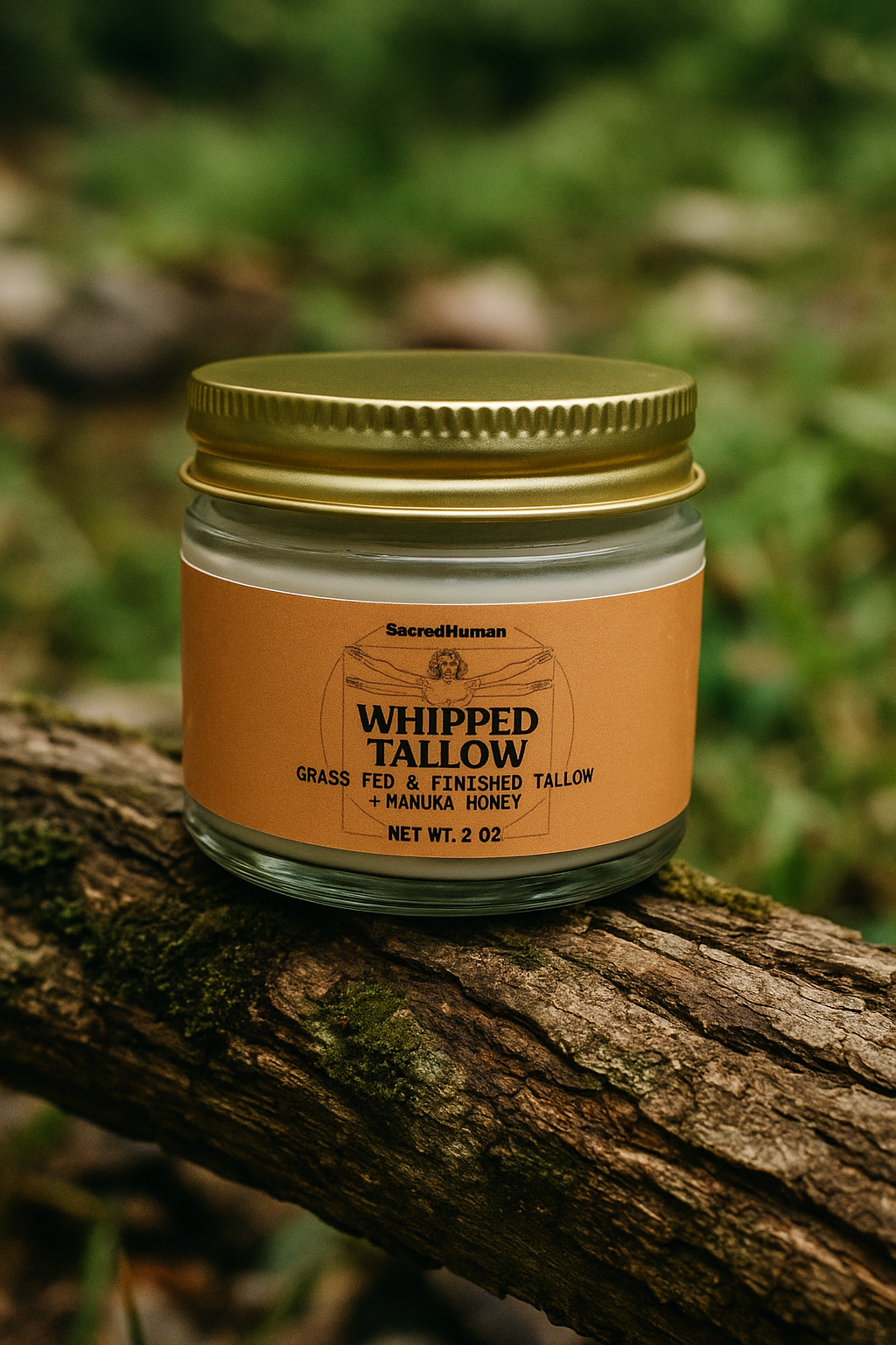SacredHuman Whipped Tallow + Manuka Honey Moisturizer