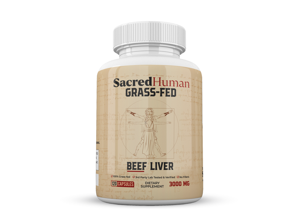 SacredHuman Grass Fed Beef Liver