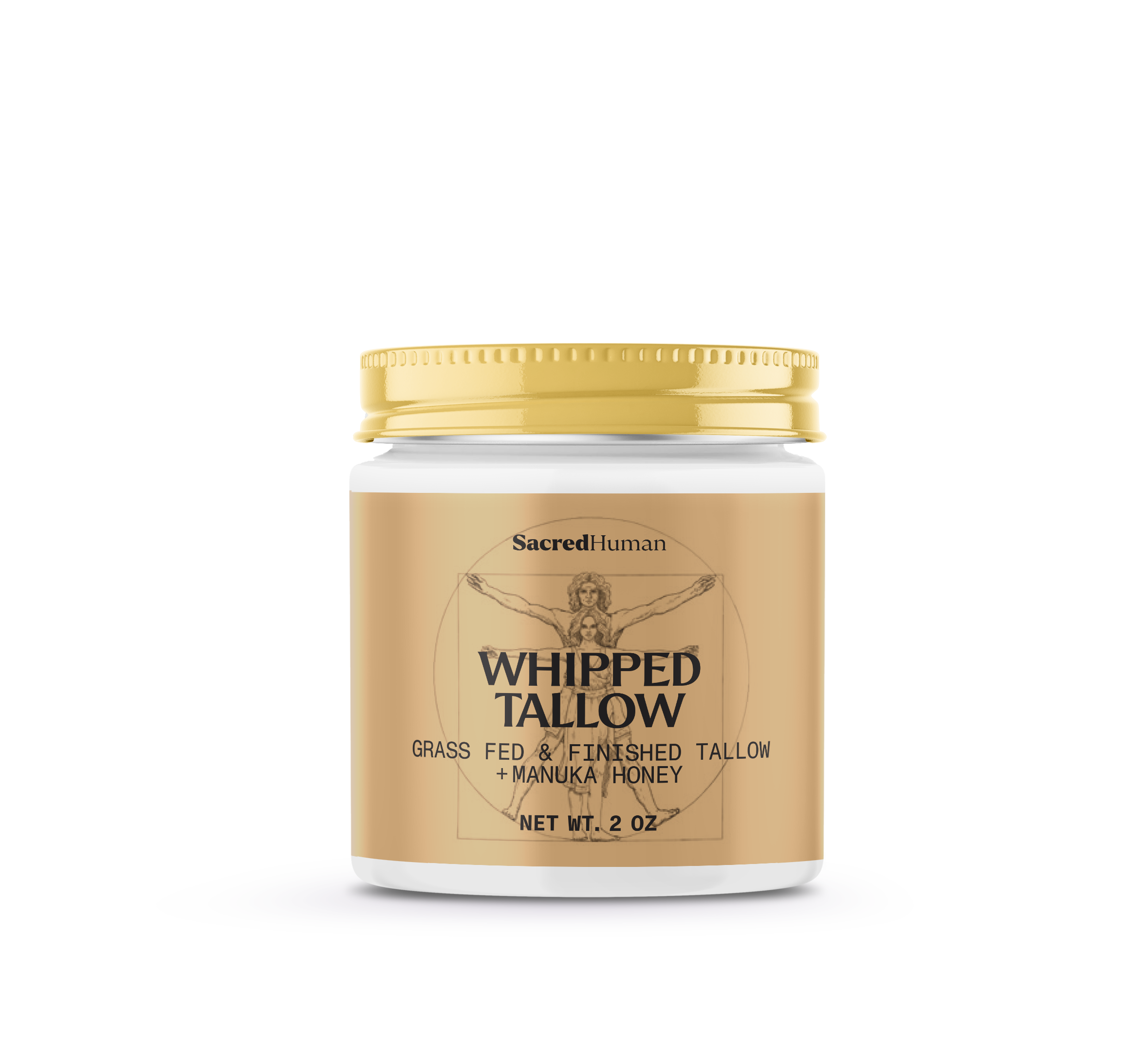SacredHuman Whipped Tallow + Manuka Honey Moisturizer